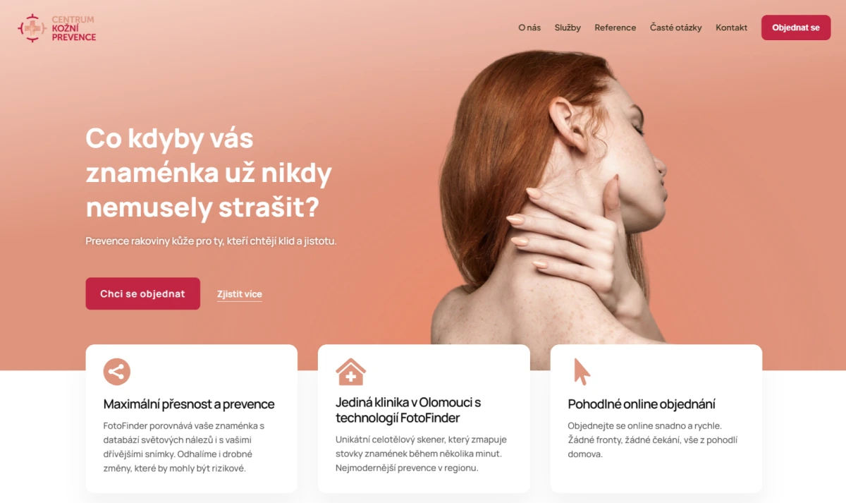 Web pro svatební agentku Janču Kubáčovou
